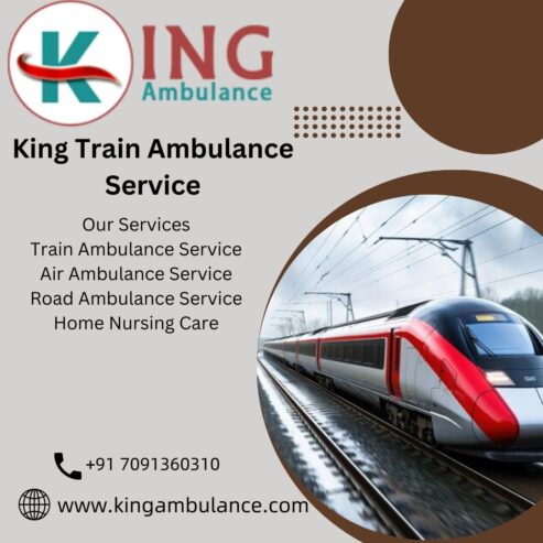 King Train Ambulance Service in lucknow can handle any Emergency Tran