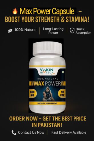 Max Power Capsules Price in Bahawalpur – Fast Delivery