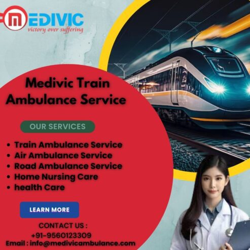Use Medivic Train Ambulance in Varanasi to receive the Best Care duri