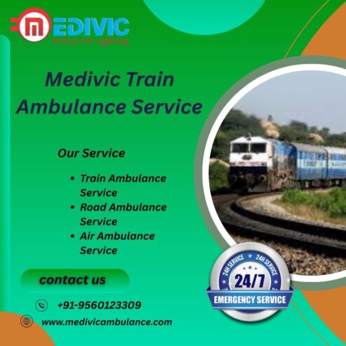 Medivic Train Ambulance Services in Gorakhpur provides Affordable Med
