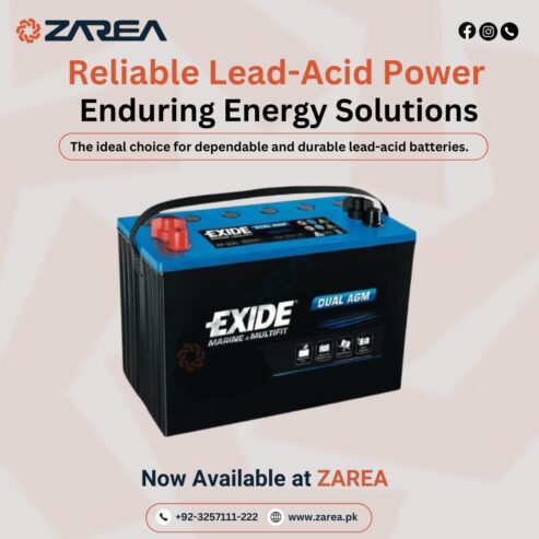 Lead-Acid Batteries Available at Zarea