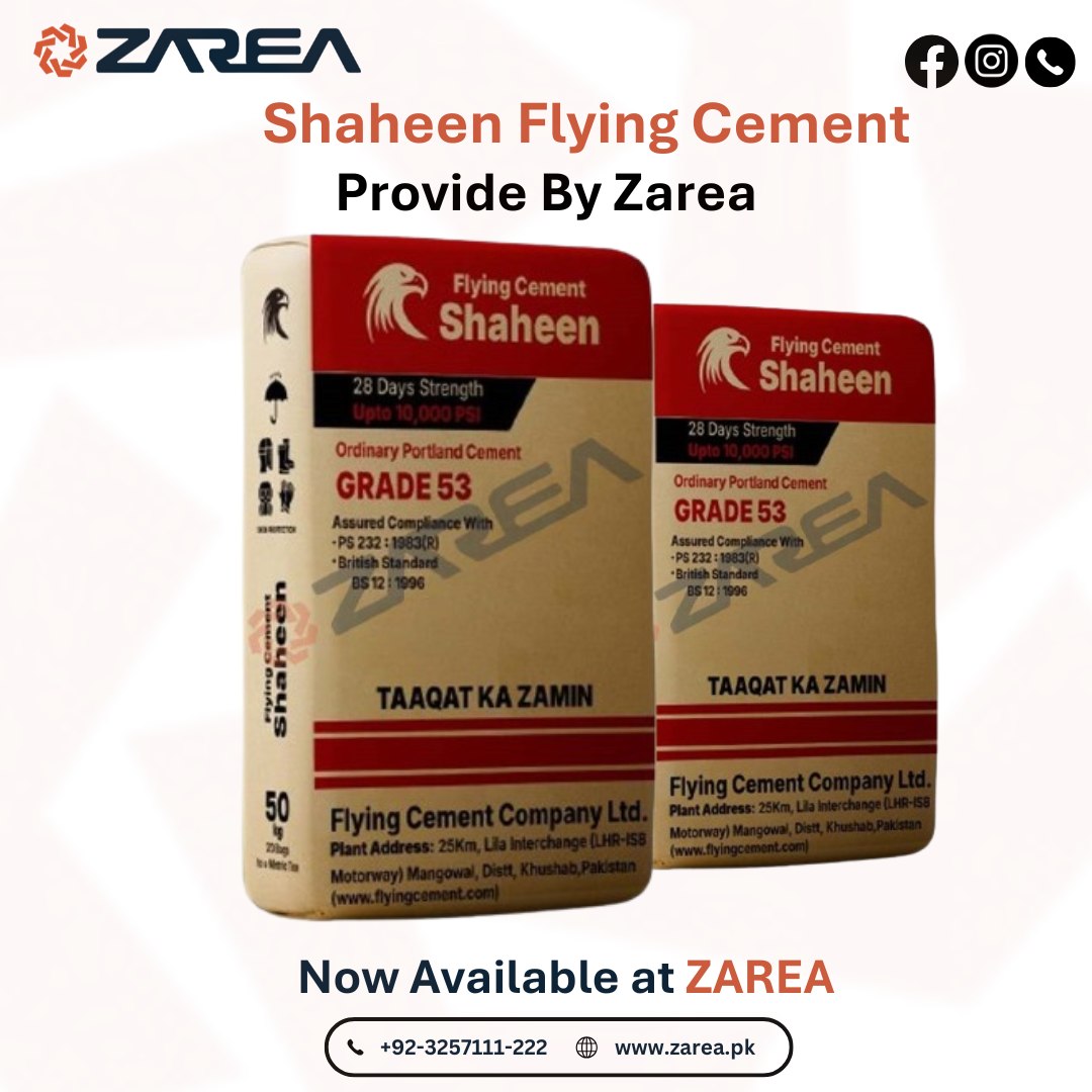 Shaheen Flying Cement (OPC) Available at Zarea |