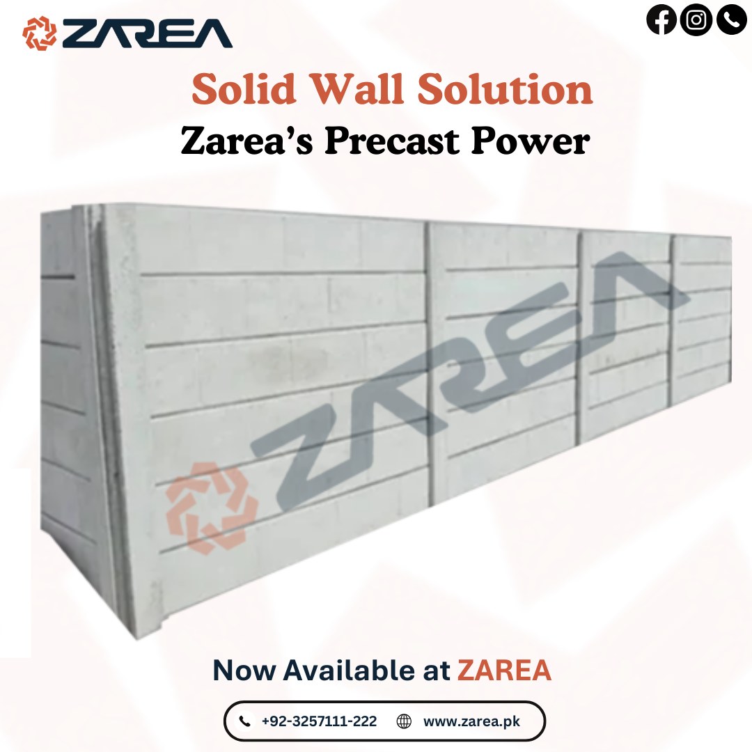 Precast Boundary Wall Now Available at Zarea