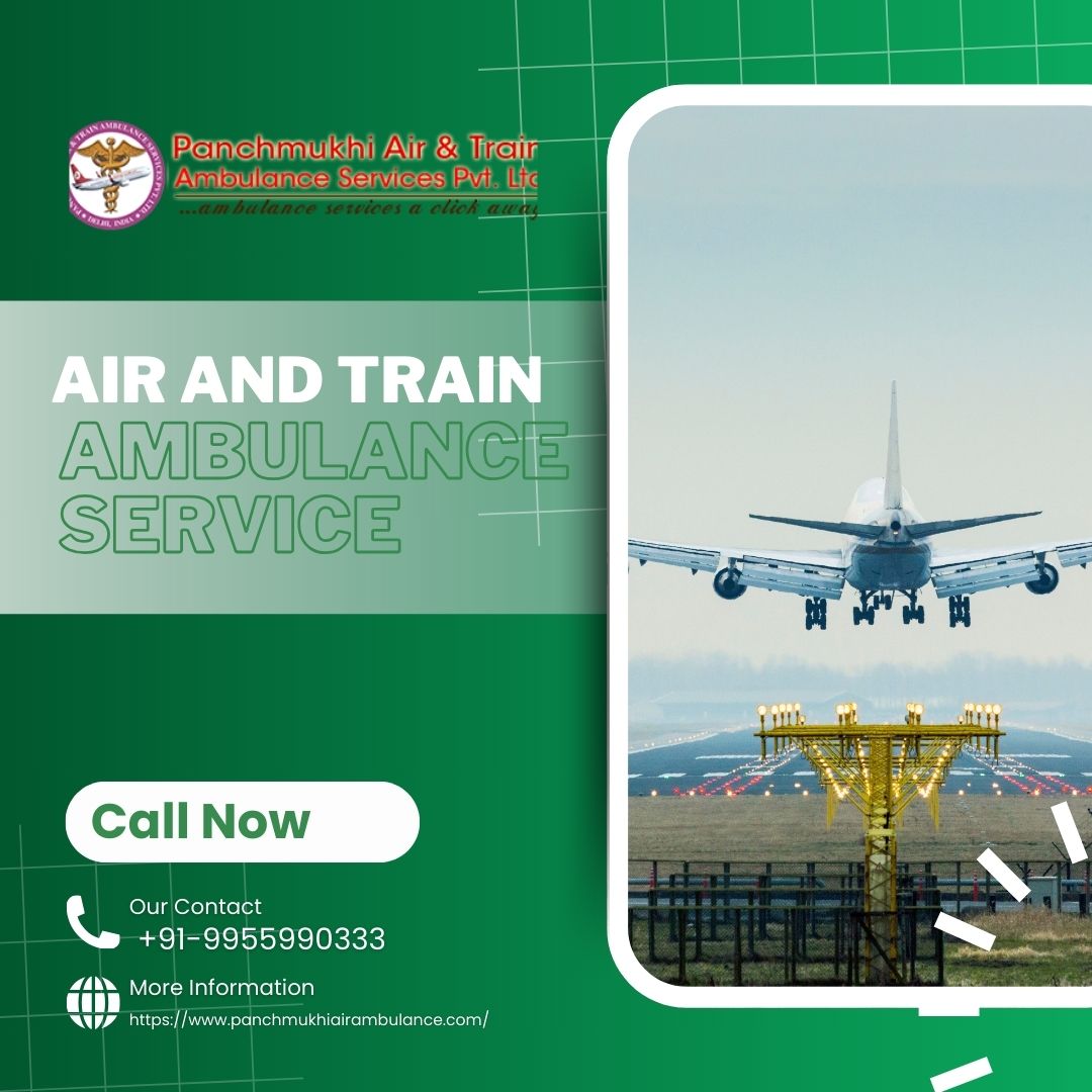 Hire a Top-Grade Air Ambulance by Panchmukhi in Patna with Medical