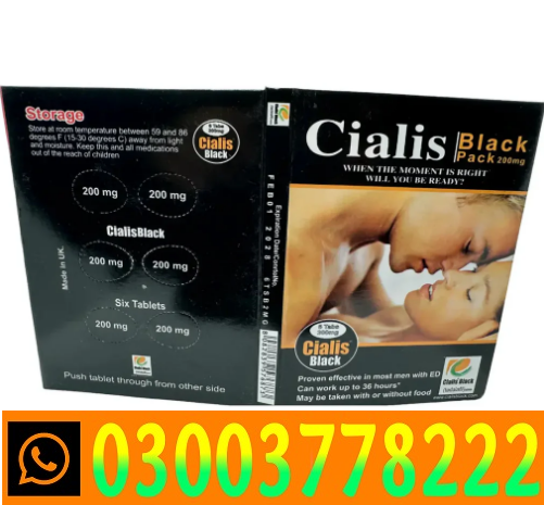Cialis Black Tablets Price in Sargodha- 03003778222