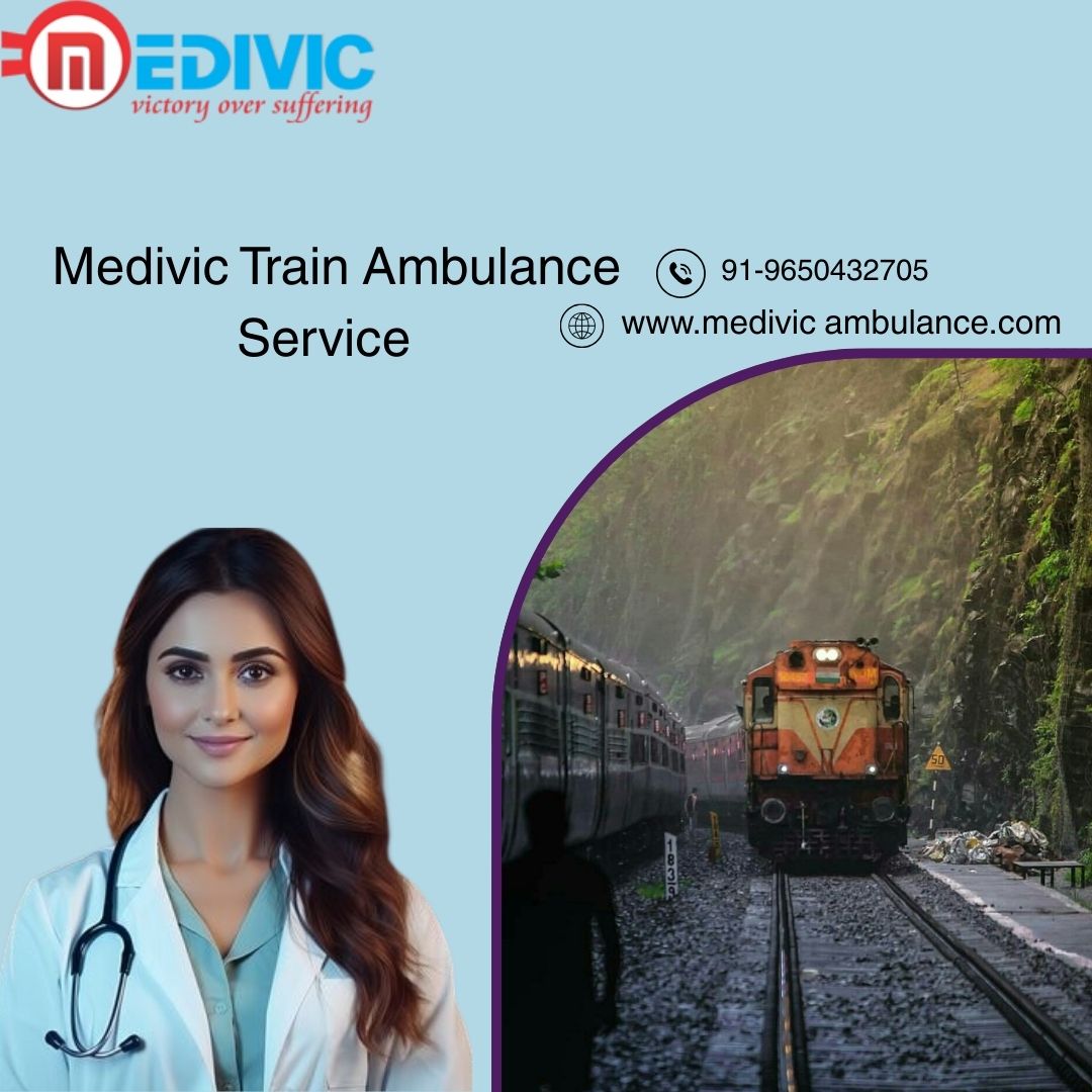Choose Medivic train ambulance services in Bhopal to get cutting-edge