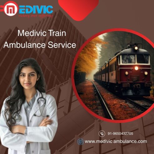 Choosing Medivic train ambulance services in Raipur will help you to n