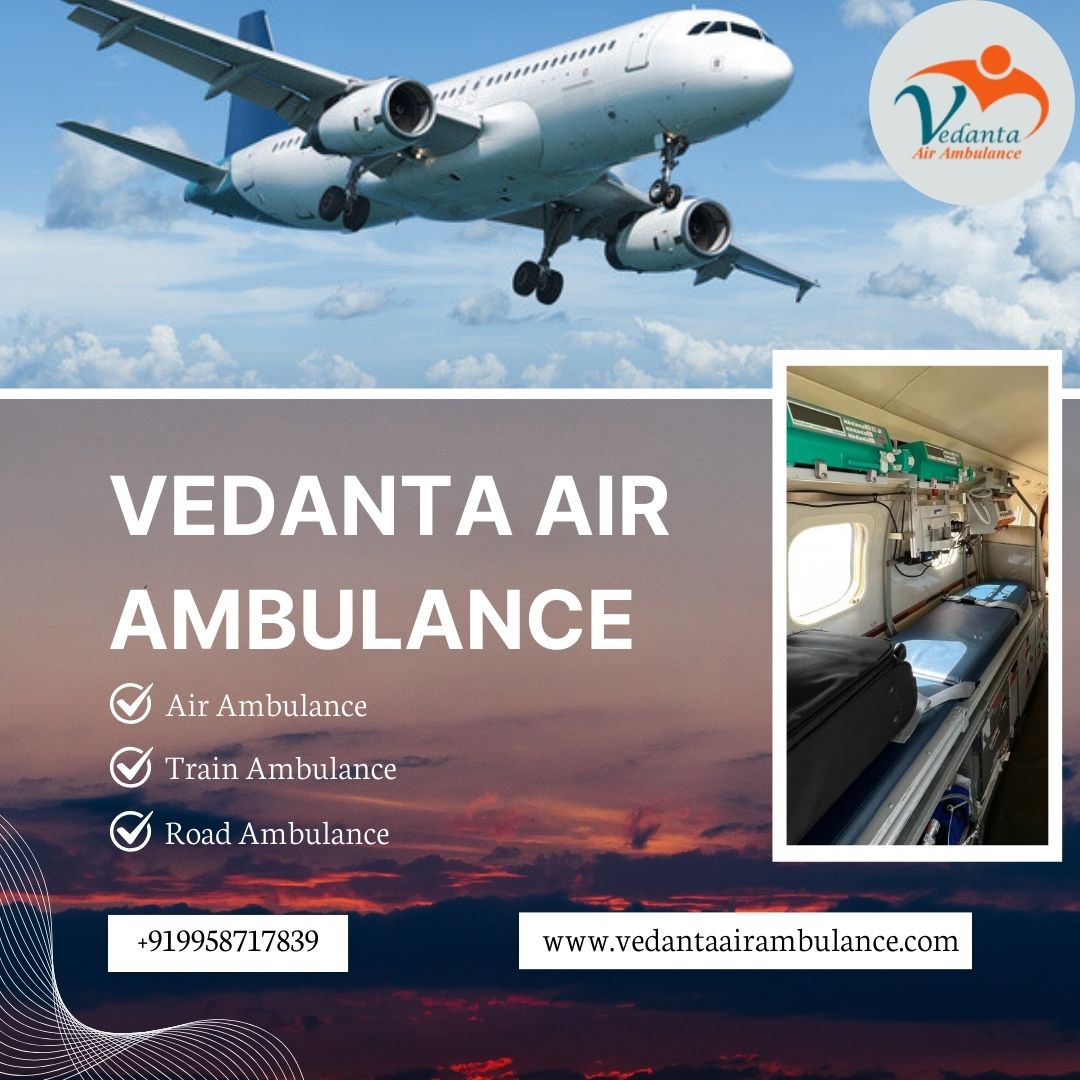 Select Air Ambulance with Medical Staff from Guwahati at a Low Booking