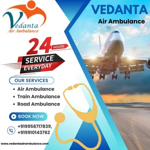 Pick Splendid Vedanta Air Ambulance in Bangalore at Minimum Price