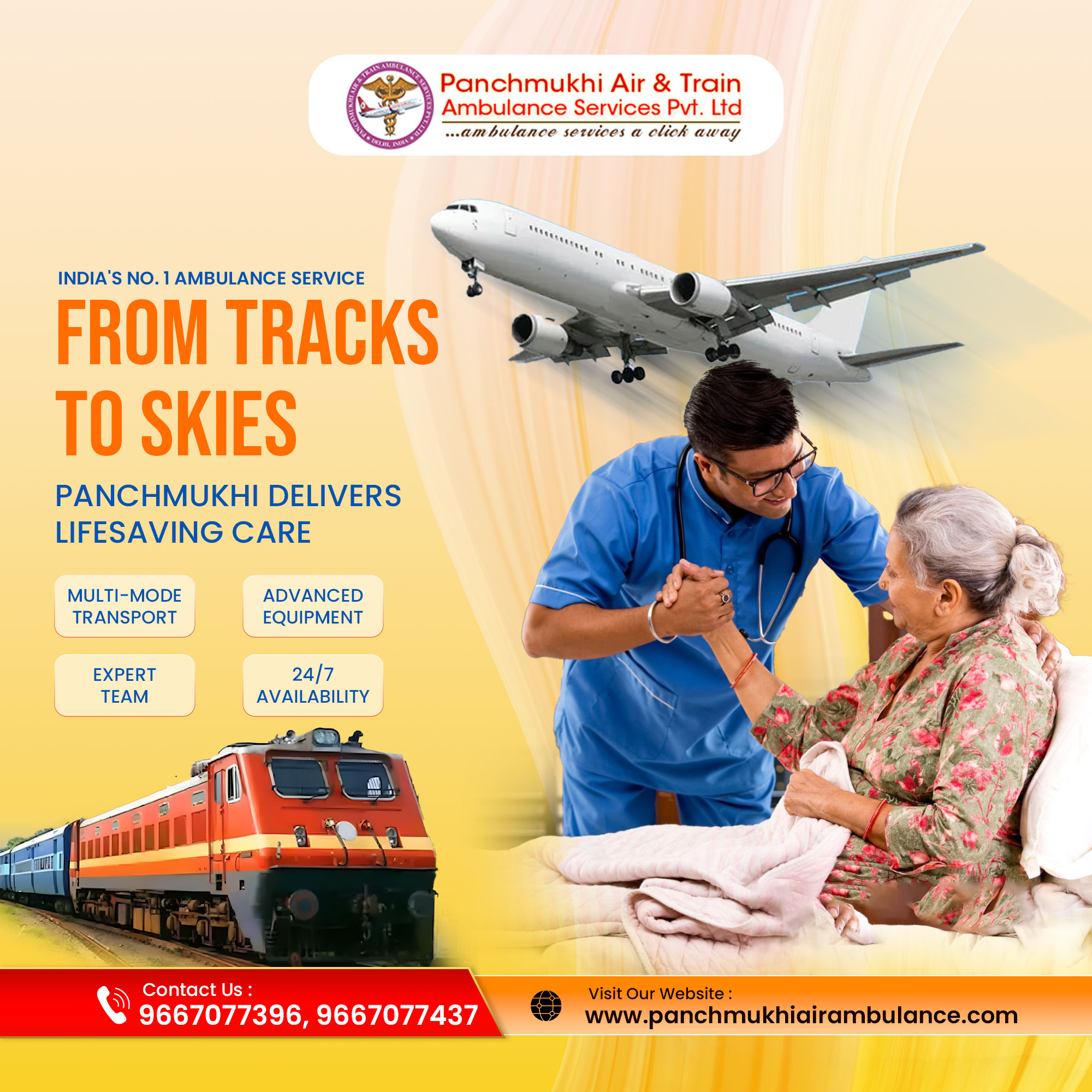 Get Hassle Free Air Ambulance for Patient Transfer from Delhi