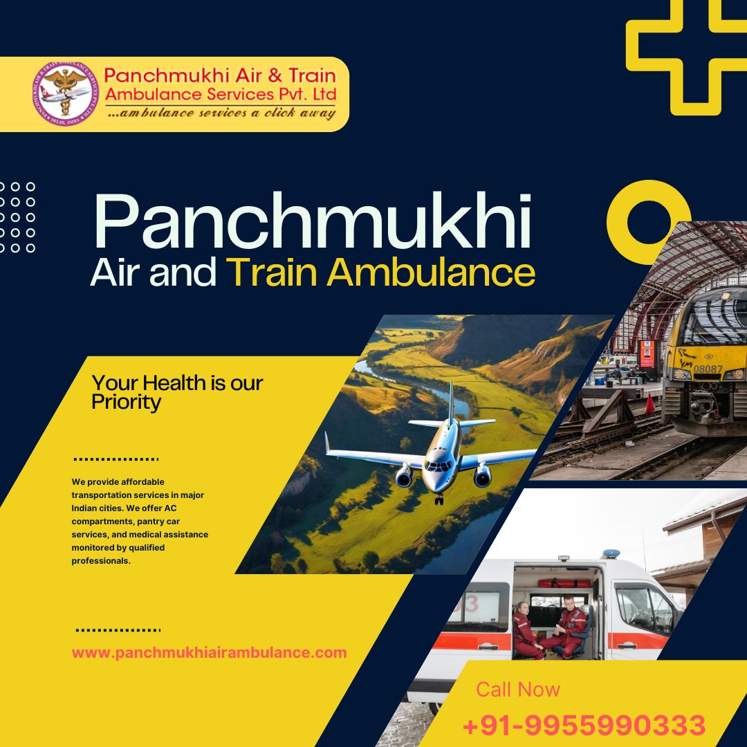 Hire Superior Air Ambulance with Well Organised Medical Setup in Patna