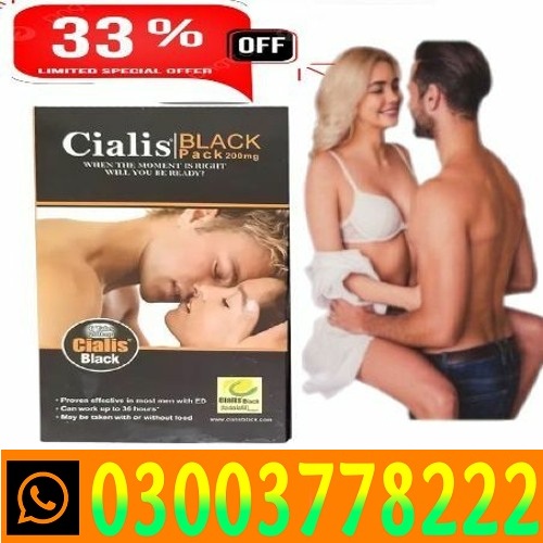 Cialis Black Tablets Price in Bahawalpur- 03003778222