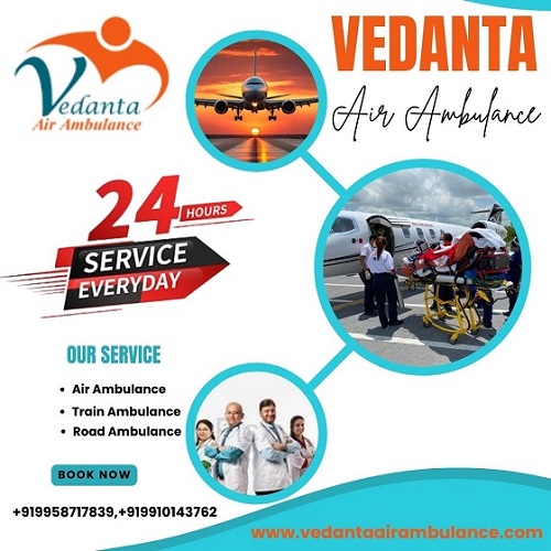 Hire Vedanta Air Ambulance Bikaner with the World’s best Ventilator