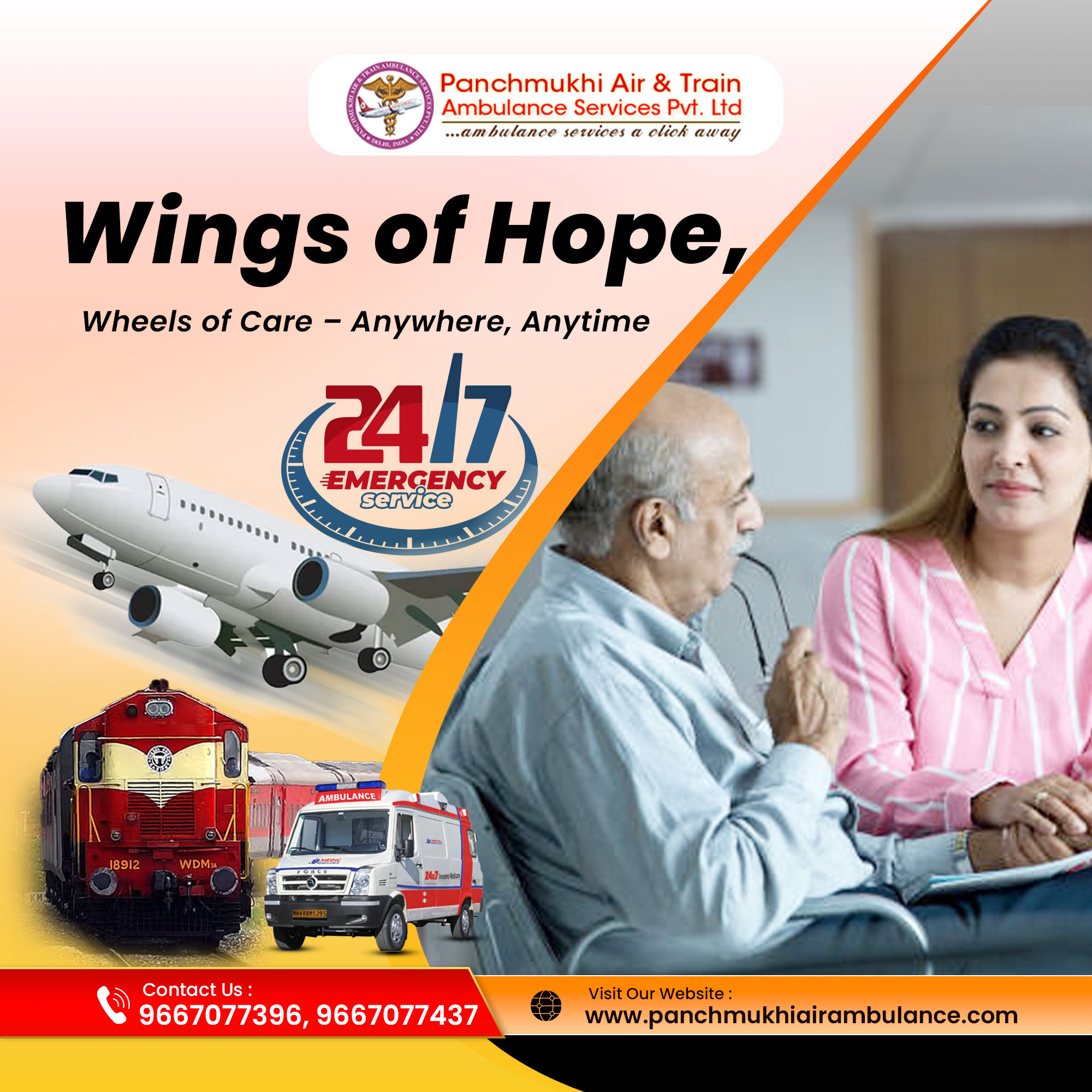 Superlative and ICU Care Charter Aircraft Ambulance in Guwahati