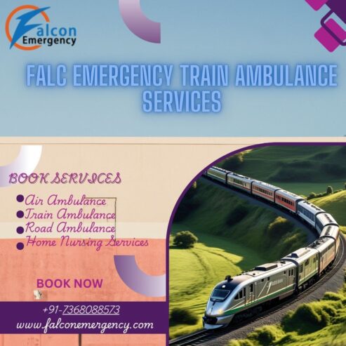 FALC Emergency provides train ambulance service in Raipur with train