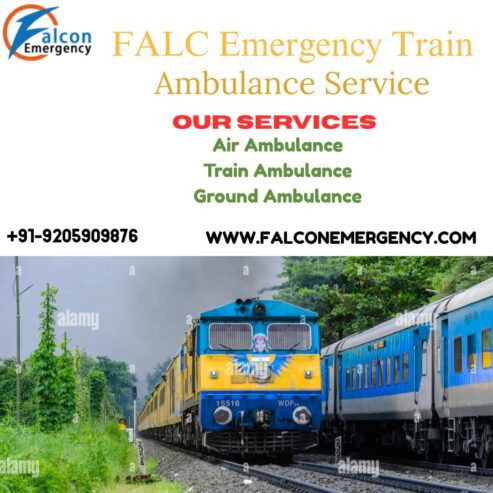 Medical Transit Done Safely by FALC Emergency in Raipur with its Train