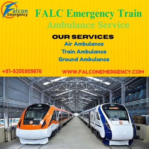 Medical safe transit with the train ambulance of the FALC in siliguri