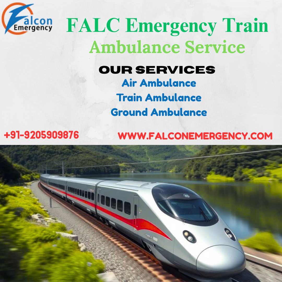 FALC Emergency Train Ambulance in Jamshedpur accompanies your family