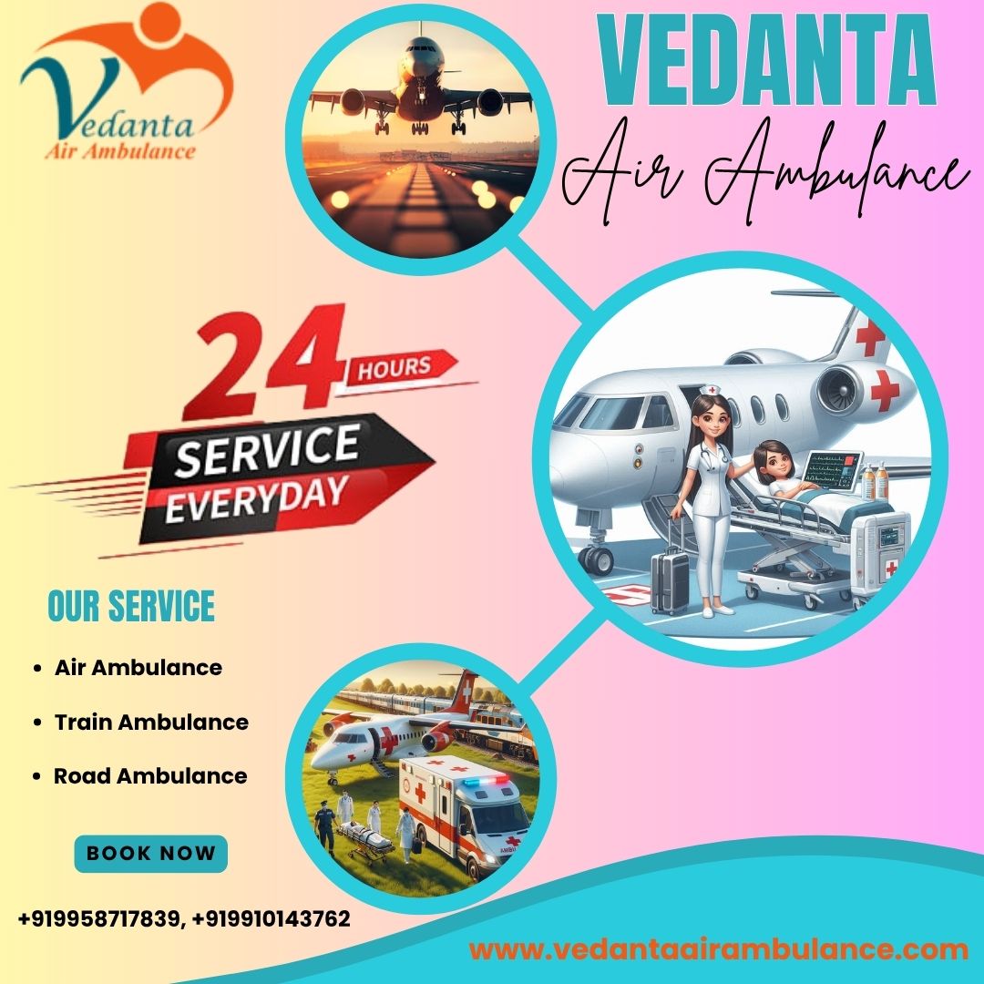 Hire Best Patient Shifting by Vedanta Air Ambulance in Allahabd
