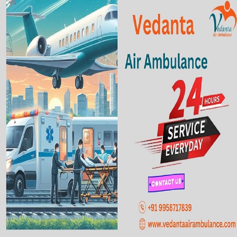 Take Vedanta Air Ambulance in Jabalpur with Superb Medical Device
