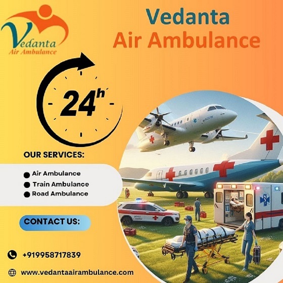 Get Splendid Vedanta Air Ambulance Service in Dibrugarh
