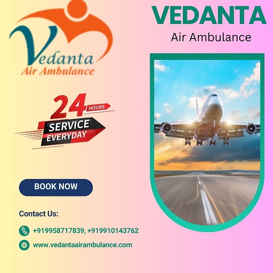 Hire Vedanta Air Ambulance Service in Bhubaneswar
