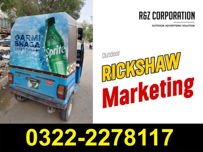 Rickshaw Advertising 03222278117 | Rikshaw Marketing Karachi