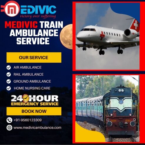 Select Medivic Train Ambulance Service in Gorakhpur