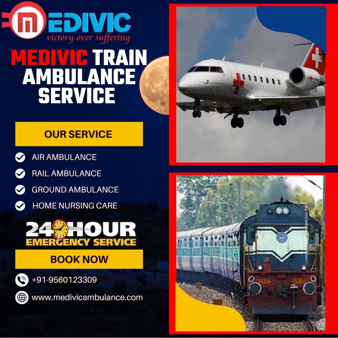 Select Medivic Train Ambulance Service in Gorakhpur
