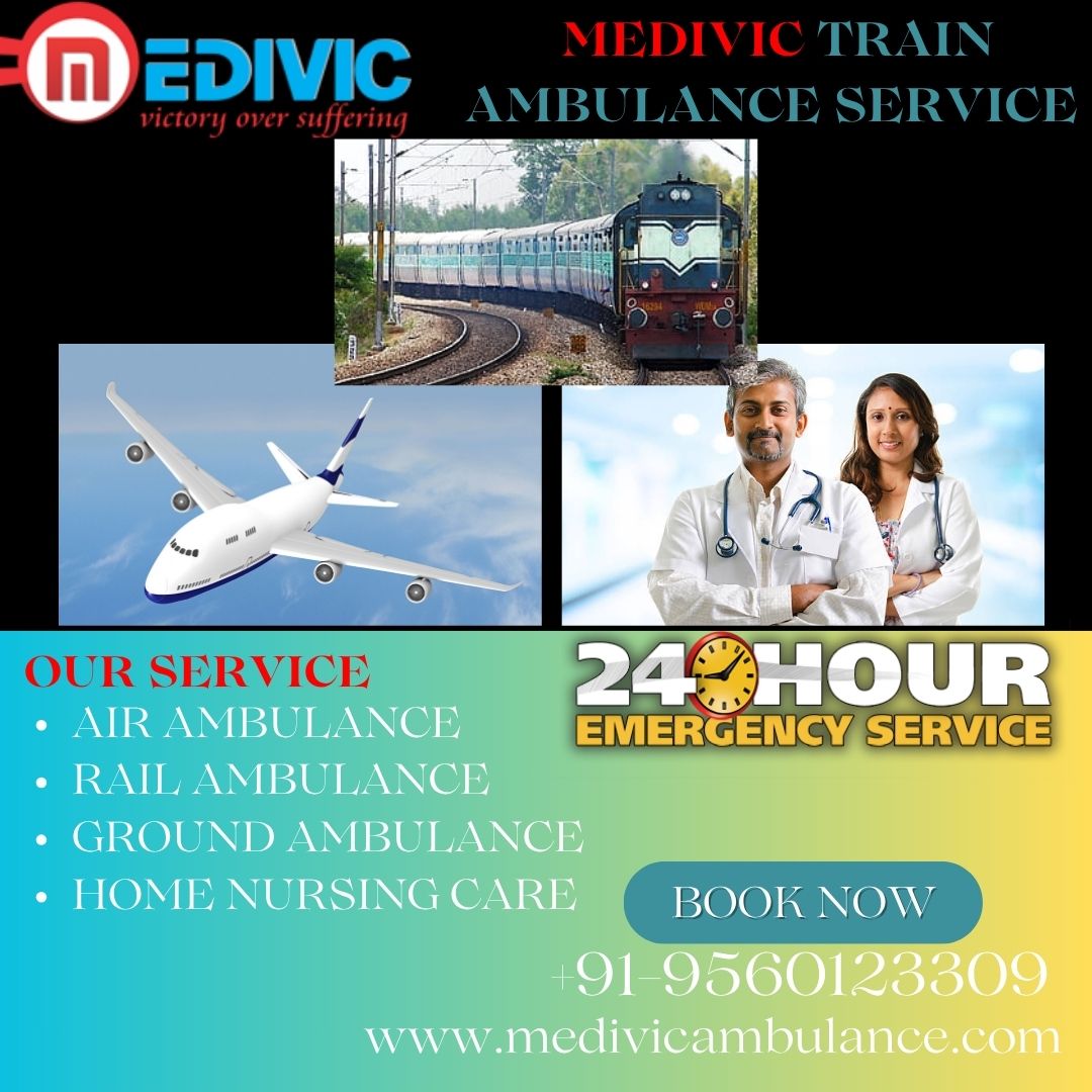Medivic Train Ambulance Service in Nagpur