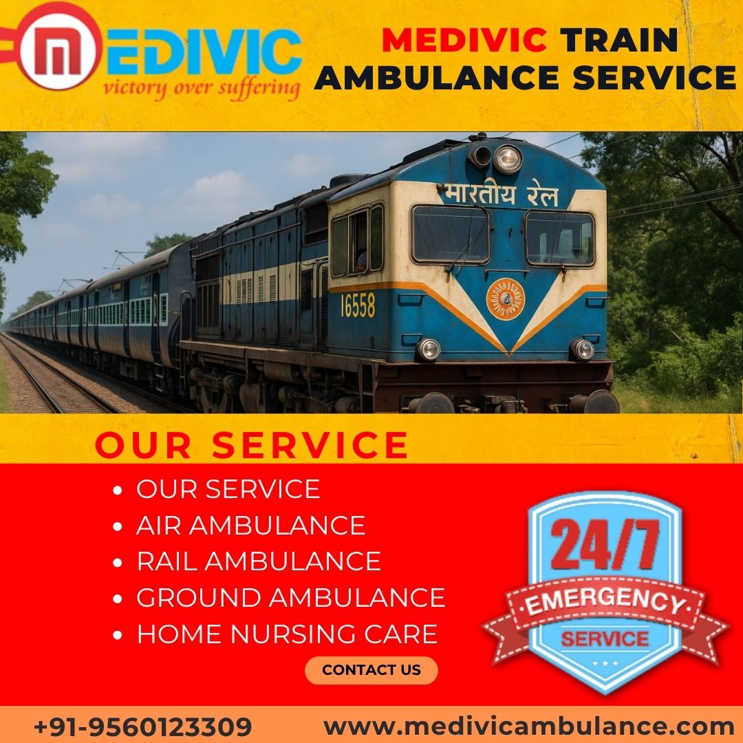 Medivic Train Ambulance Service in Allahabad Make All Travel Effortles