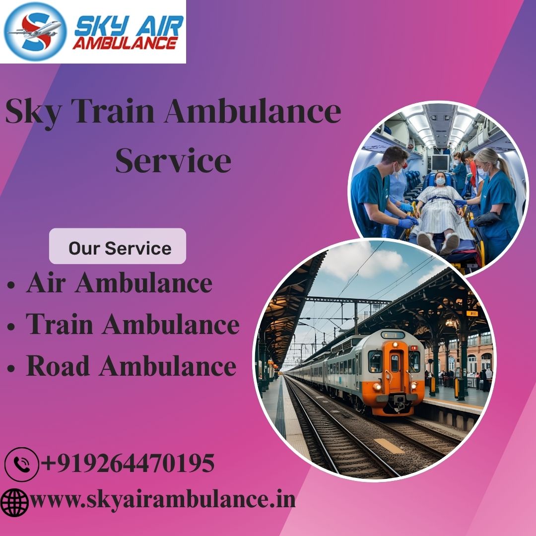 Choose Sky Train Ambulance service in Nagpur with world class medical