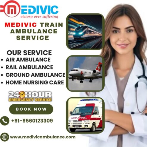 Medivic Act Without Pause during Transit in Raipur in its Train
