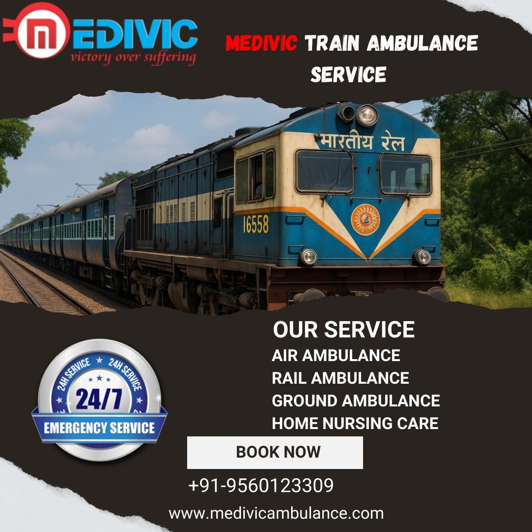 Choose King Train Ambulance Service in Darbhanga