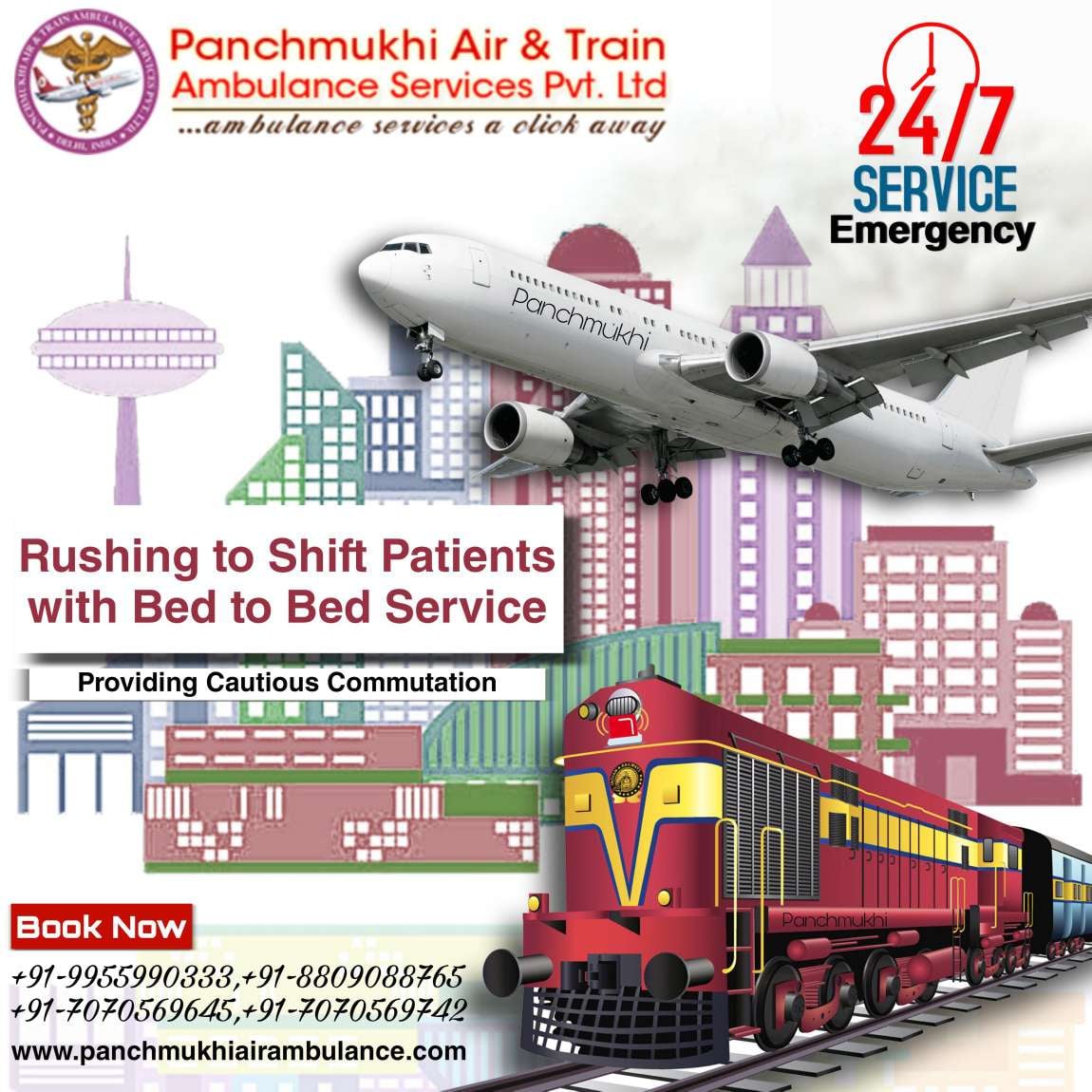 With Medical Unit, Grab the Most Dedicated Air Ambulance from Guwahati