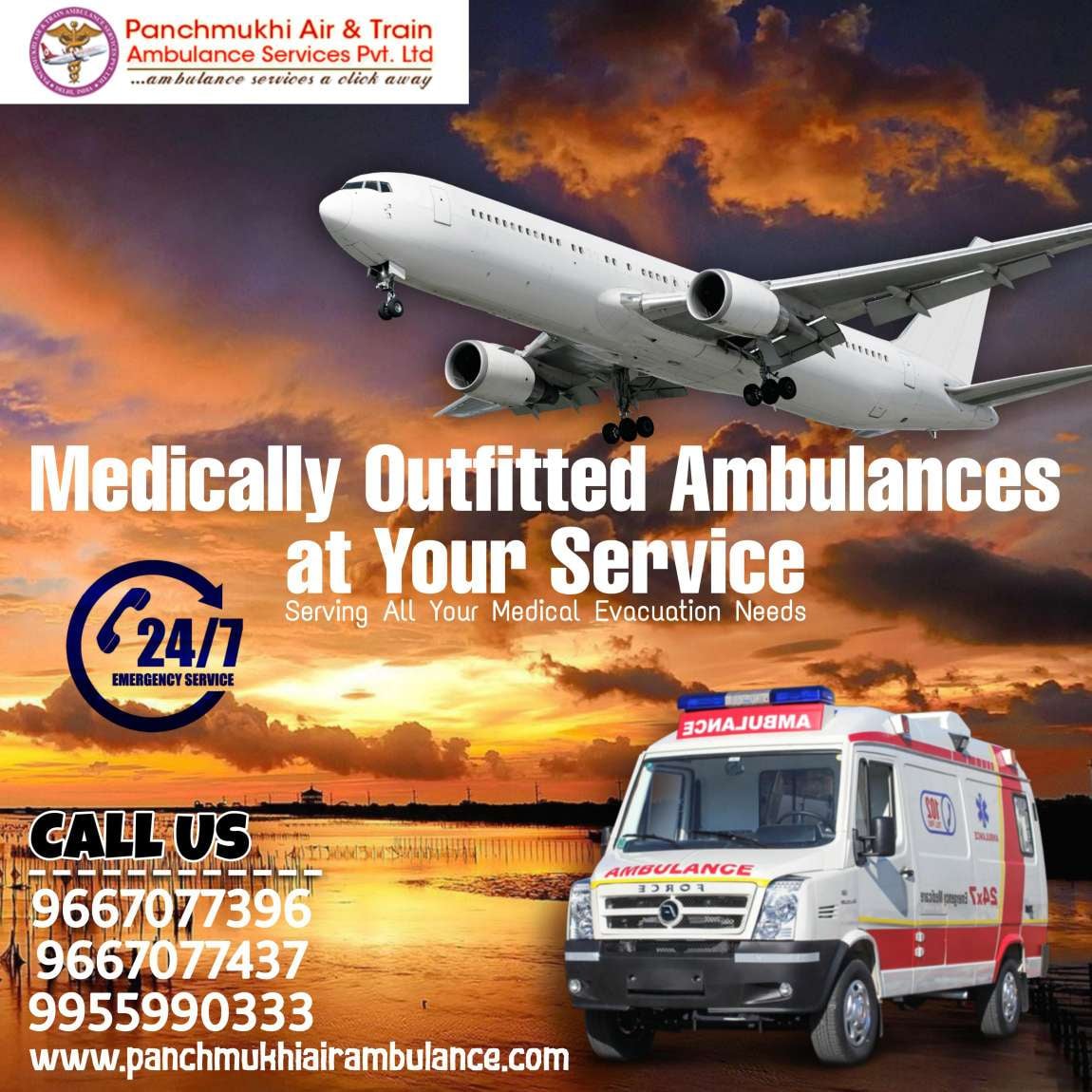 With Specialised Medical Crew, Get Top-Notch Air Ambulance from Mumbai