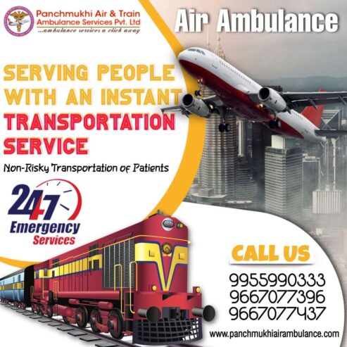 Hire a Highly Advanced Air Ambulance from Chennai by Panchmukhi