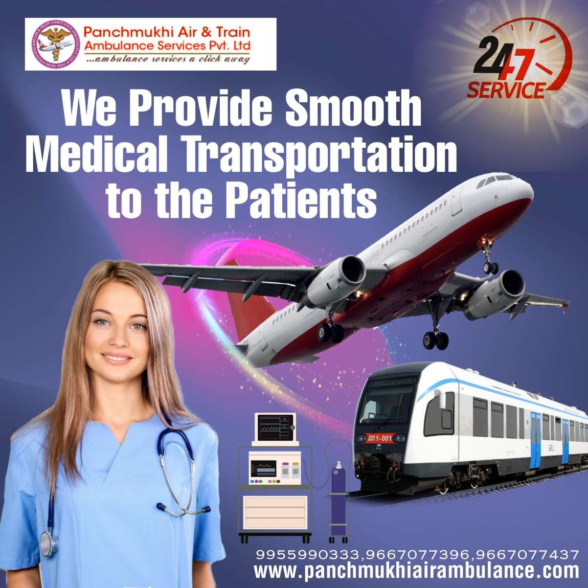 For Superb Medical Attention, Use Air Ambulance from Kolkata