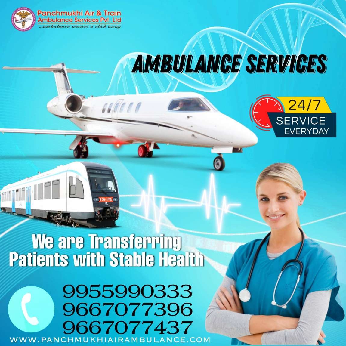 With Top Medical Gears, Use an Air Ambulance from Mumbai by Panchmukhi