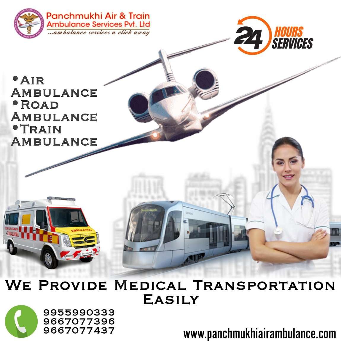 With Medical Features Receive World-Class Air Ambulance from Mumbai