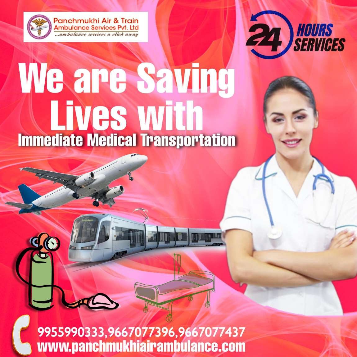 To Relocate Patients Immediately, Hire an Air Ambulance from Kolkata