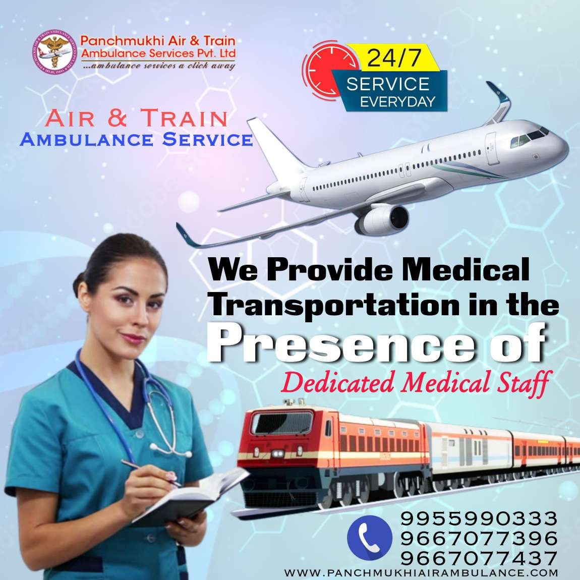With All Remedial Supplies, Hire Air Ambulance Services in Ranchi