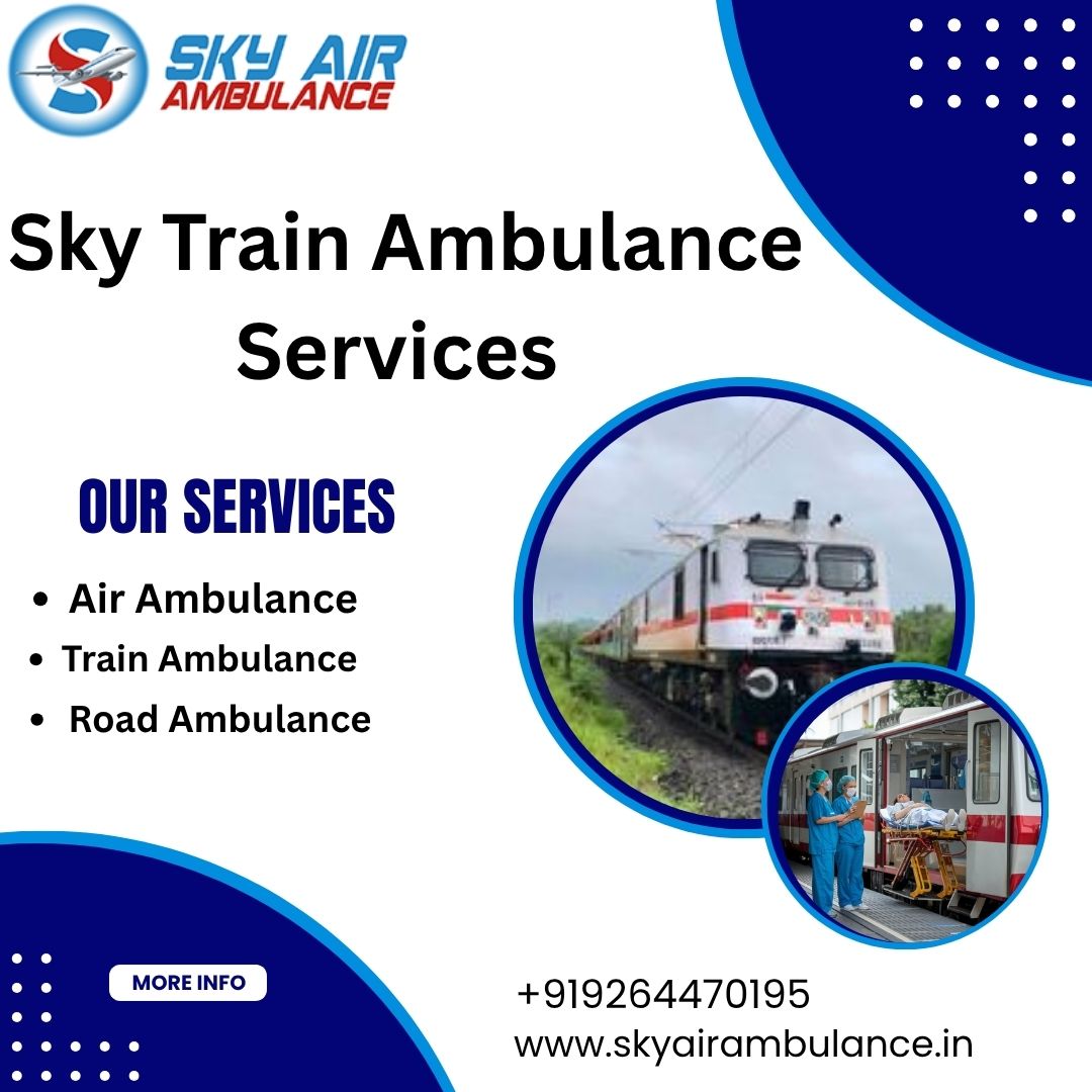 Get Sky Train Ambulance in Kolkata to transport your critical patient