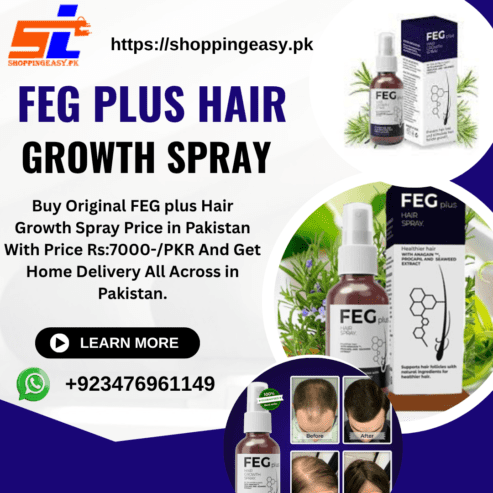 FEG plus Hair Growth Spray Price in Pakistan +923476961149