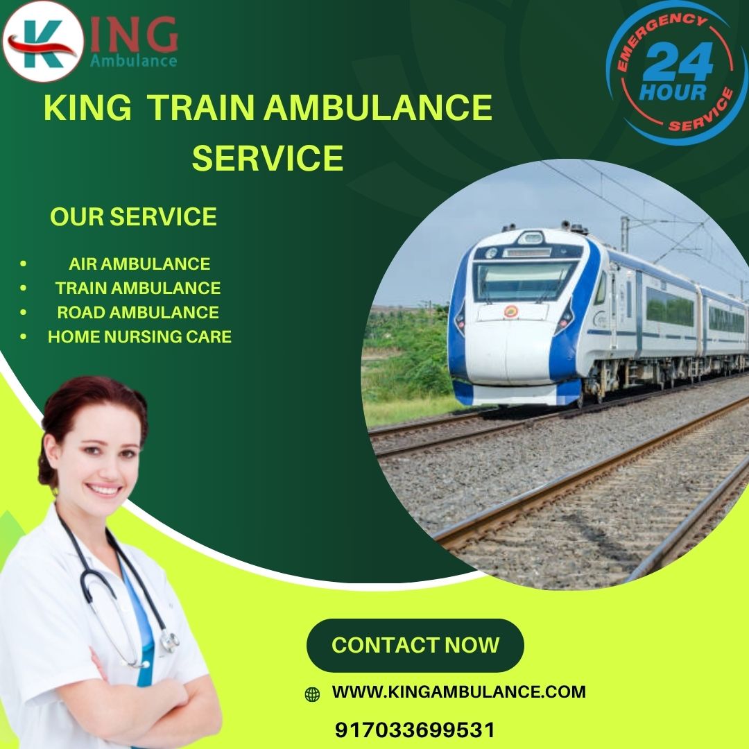 King Train Ambulance Service transports your patient to the hospital i