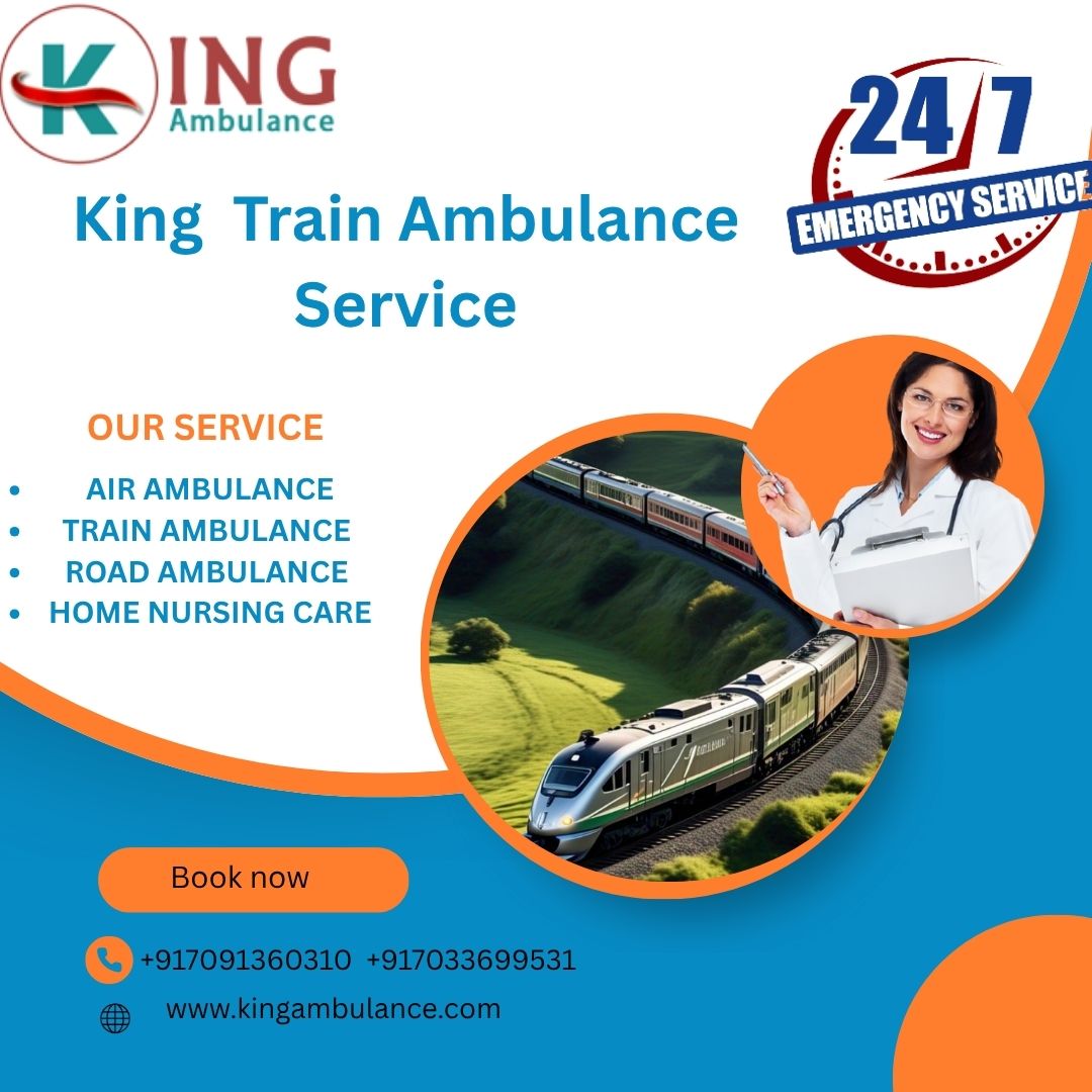 King Train Ambulance Service in Varanasi reaches your patient’s desti