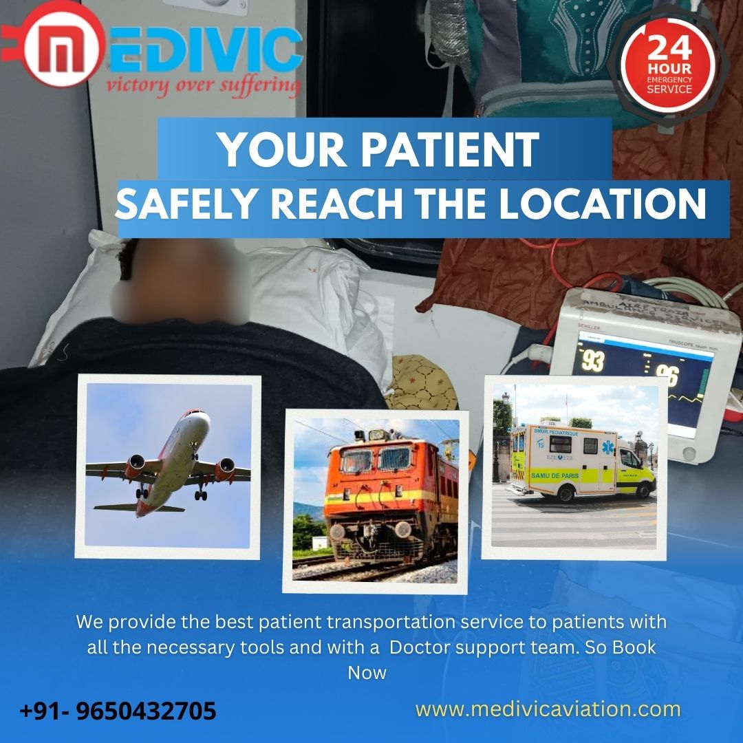 Medivic Transits Unfit Patients through Monitored Move in Patna