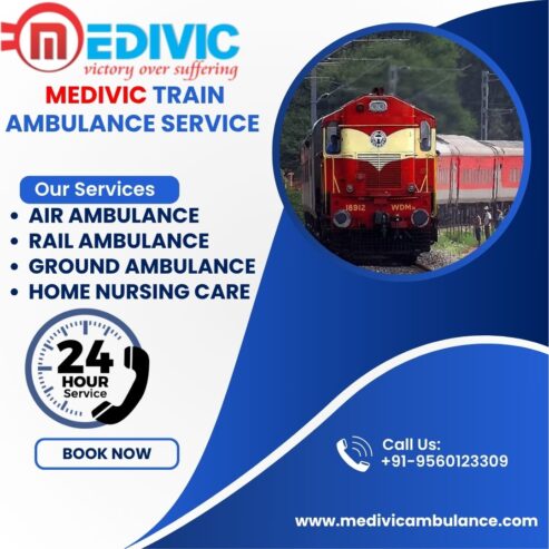 Contact Medivic Train Ambulance Service in Chennai to Safely Transport