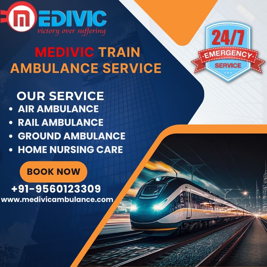 Top-Class Care Provide by Medivic Train Ambulance Service in Indore