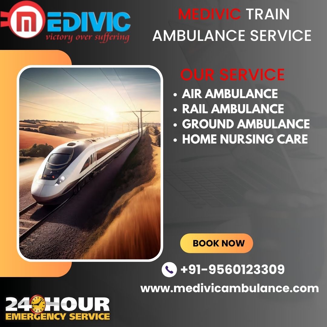 Select Medivic Train Ambulance Service in Jabalpur for Quick Transfer